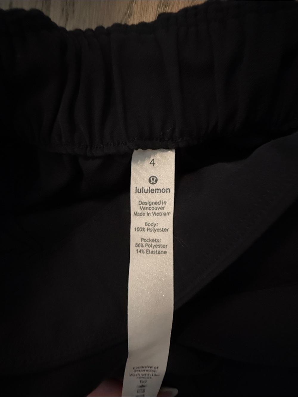 lululemon athletica Black Paperbag Tie-Waist Shorts - Picture 2 of 2